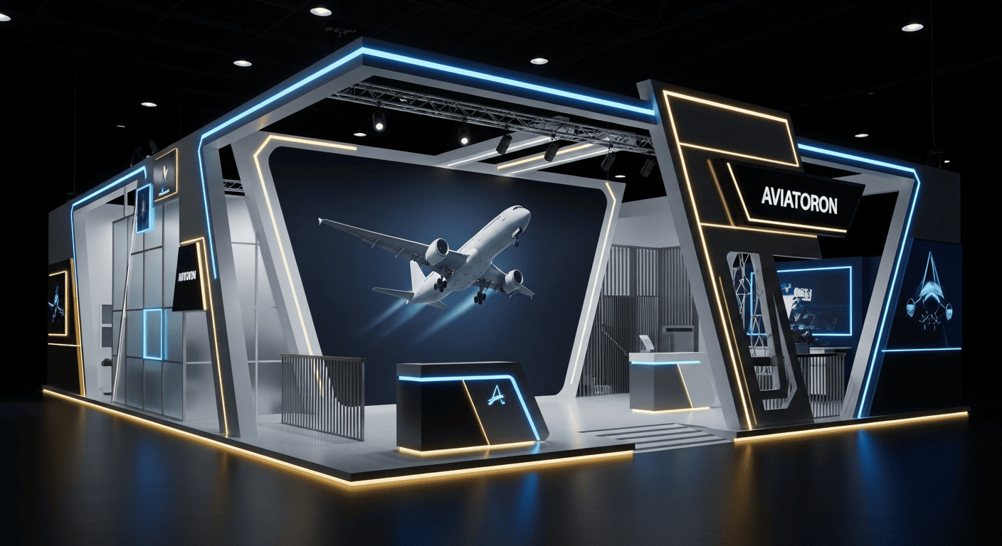 World Aviation Festival Booth Design