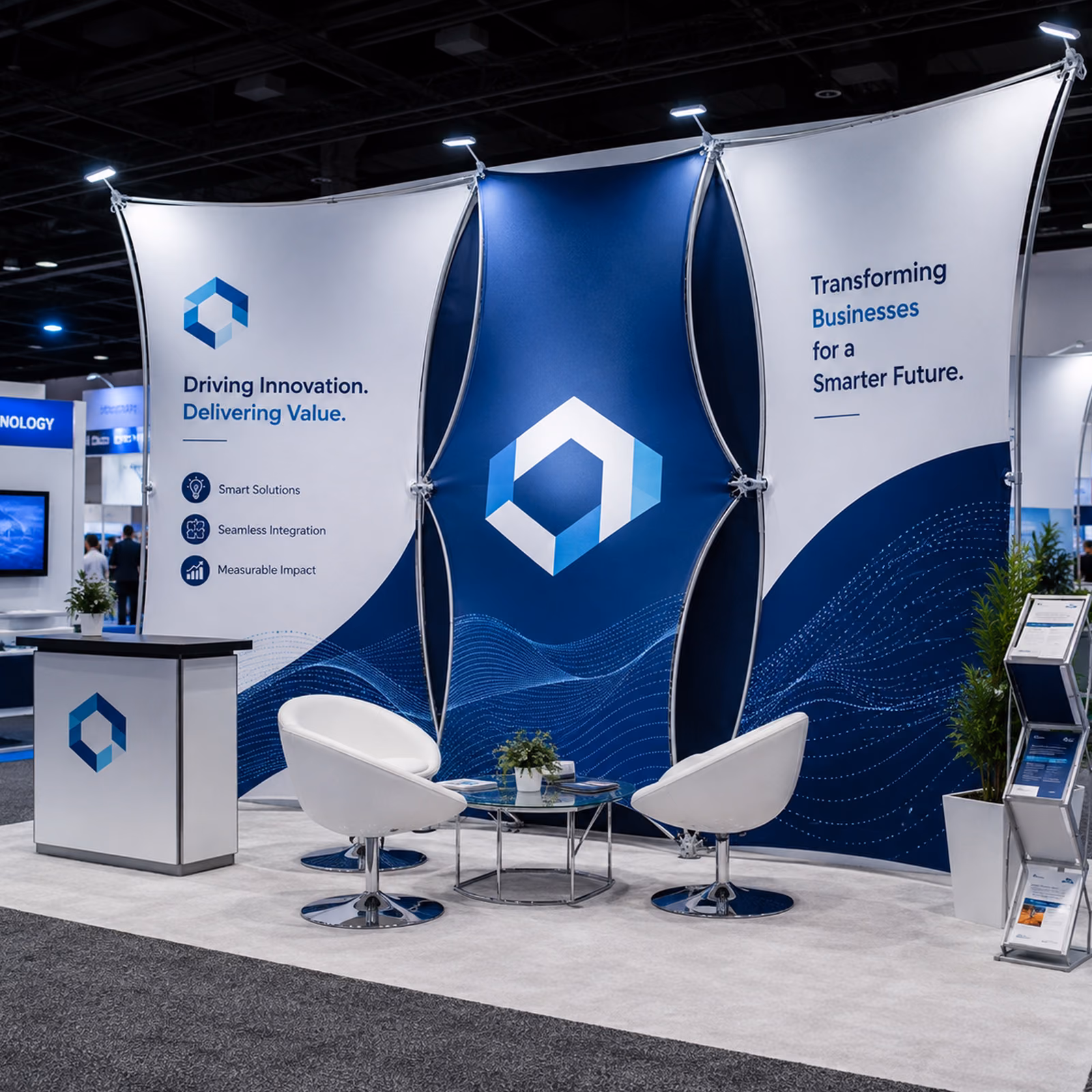 Branded Tensile Fabric Display