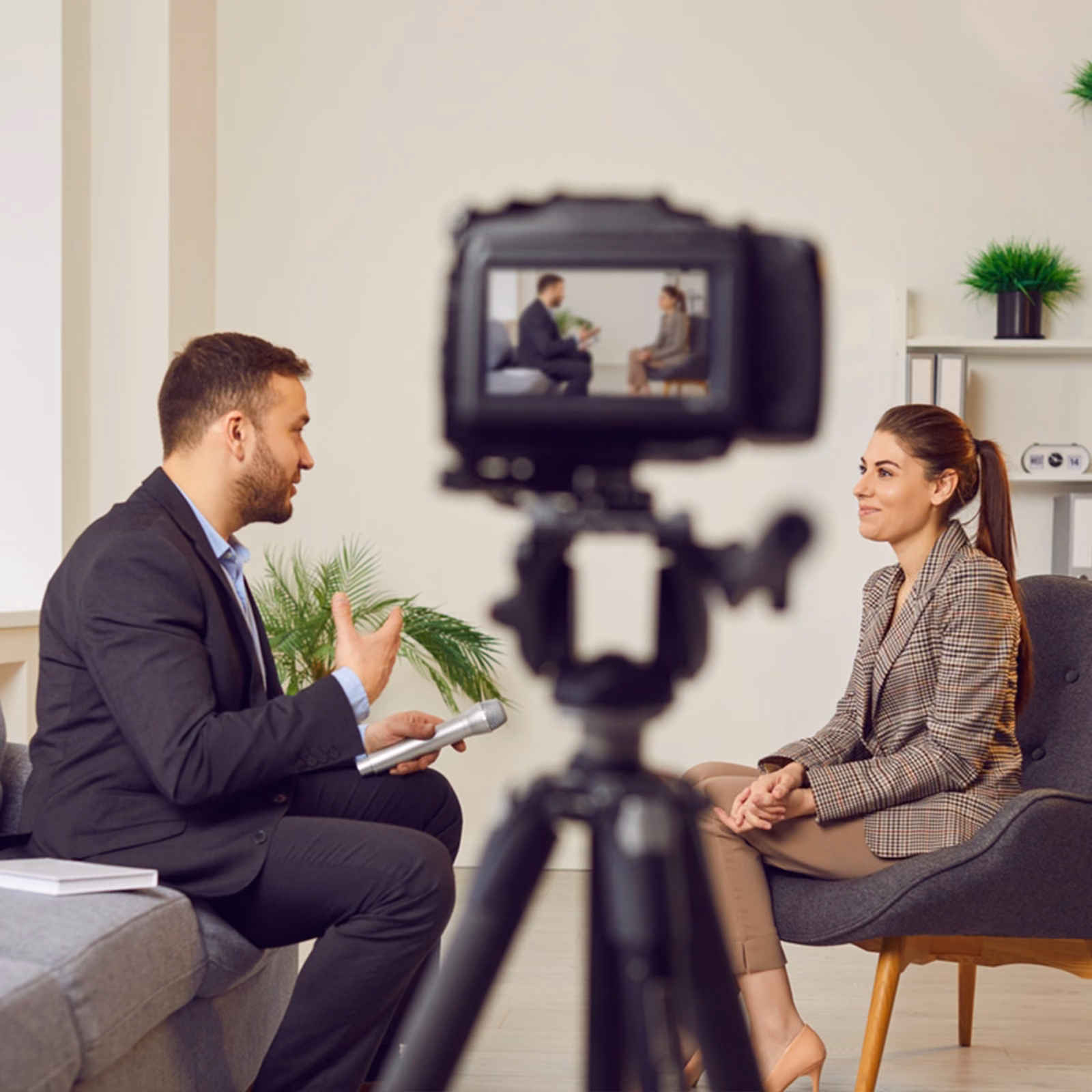 Virtual Video Production Fireside Chat Production