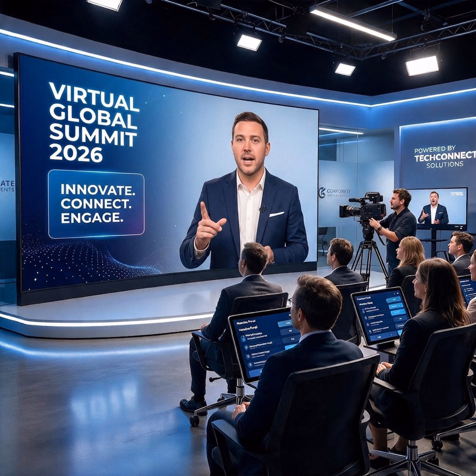 Virtual Video Production Virtual Event Branding
